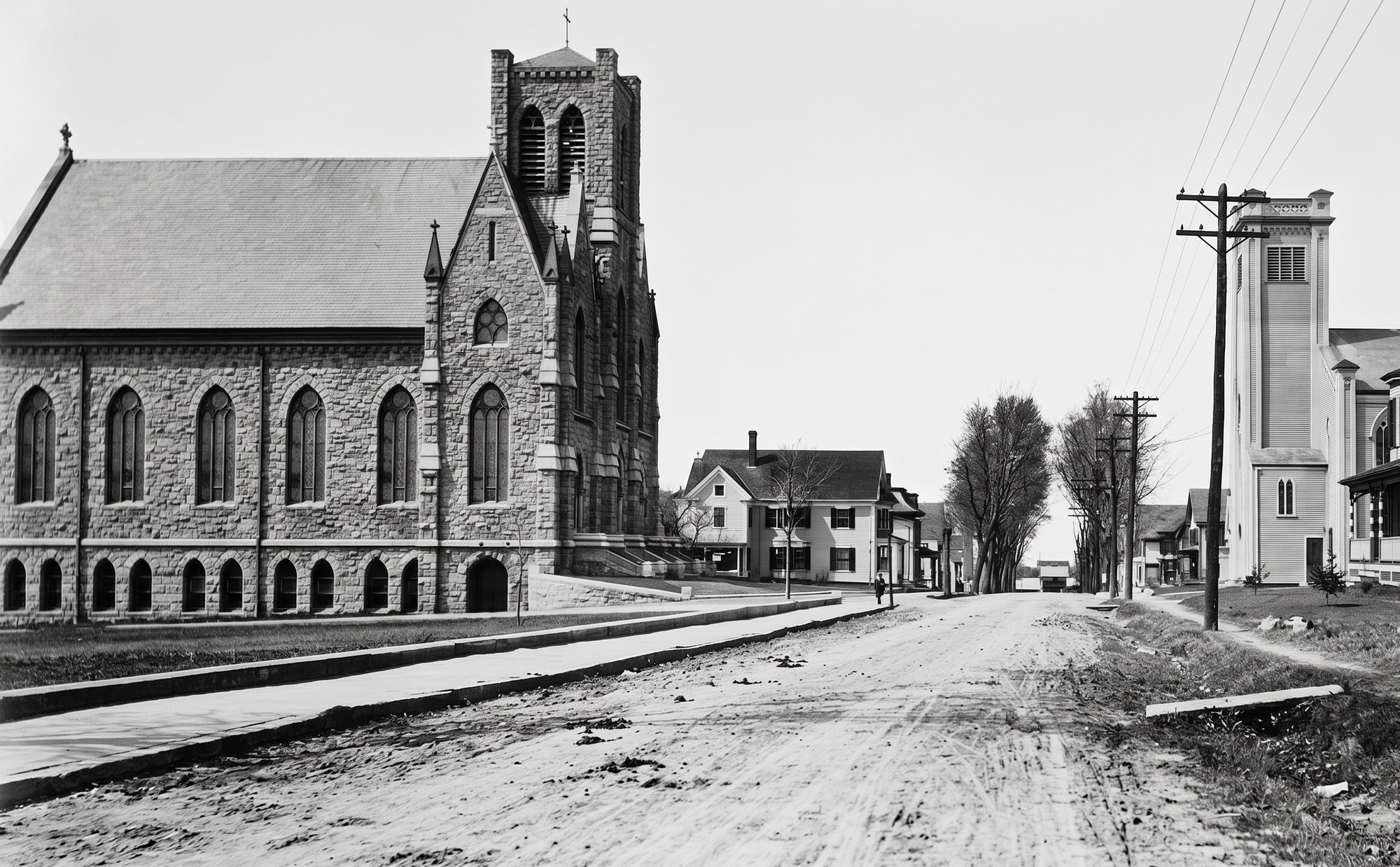 View From Church Street 1900, in an earlier era